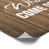 Kinderzeichen oder Spitzholzgeschlecht Poster (Ecke)