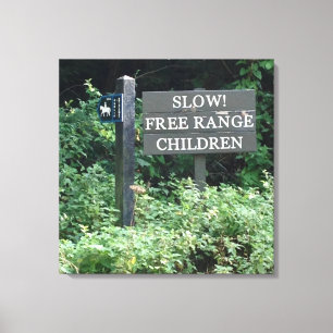 Kinderzeichen, Spaß Leinwanddruck