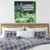 Kinderzeichen, Spaß Leinwanddruck (Insitu (Schlafzimmer))