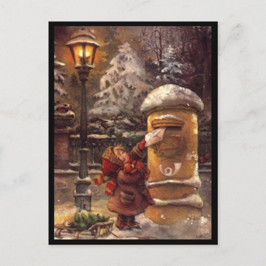 Kinderzeichnung Postkarte (Vorderseite)