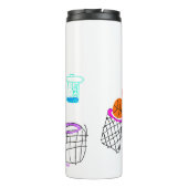 Kinderzeichnungen Lehrerin Geschenk Thermal Tumble Thermosbecher (Rückseite)