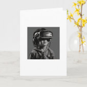 KINDERZEIT KARTE (Gelbe Blume)