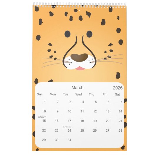 Kinderzeitkalender Kalender (Mär 2026)