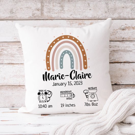 Kinderzimmer Aquarell Boho Kissen