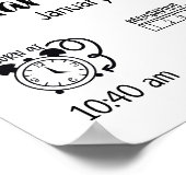 Kinderzimmer Aquarell Boho Poster (Ecke)