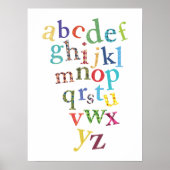 Kinderzimmer Art | Alphabet Print Poster (Vorne)