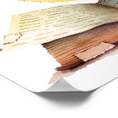 Kinderzimmer Art Poster Bird Reading mit Eyeglasse (Ecke)