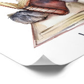 Kinderzimmer Art Poster Dog Lesen eines Buches per (Ecke)