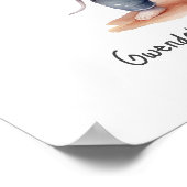 Kinderzimmer Art Poster Mouse Gitarre spielen, Lin (Ecke)