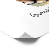 Kinderzimmer Art Poster Tabby Katze mit Gitarre (Ecke)