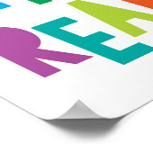 Kinderzimmer Art Print Poster Kinderdekoration Spi (Ecke)