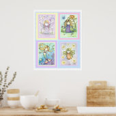 Kinderzimmer Art Print von Molly Harrison Poster (Küche)