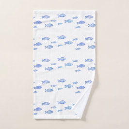 Kinderzimmer Baby Blue Sea Fish Handtuch