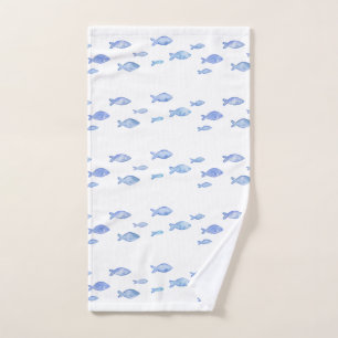 Kinderzimmer Baby Blue Sea Fish Handtuch