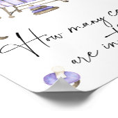 Kinderzimmer Babydusche - raten Sie mal, wie viele Poster (Ecke)