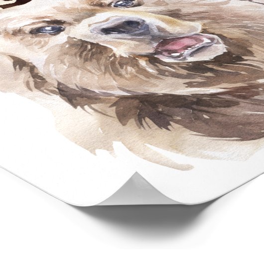 Kinderzimmer Bärenwald Kinderwald Poster (Ecke)