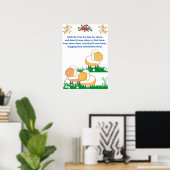 Kinderzimmer-Bieep-Spaß Poster (Heimbüro)