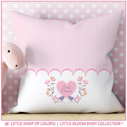 Kinderzimmer Blush Pink Bläschen Kissen