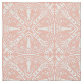 Kinderzimmer Blush Pink Bunny Rabbit Pattern Baby  Stoff (Muster)