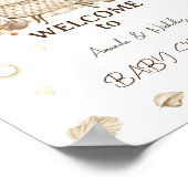 Kinderzimmer Boho Botanical Animal Baby Shooting B Poster (Ecke)