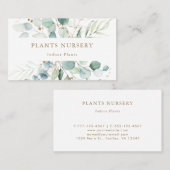 Kinderzimmer Botanisches Gold und grüne Pflanze Visitenkarte (Vorne/Hinten)