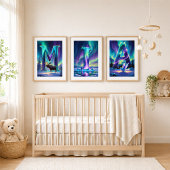 Kinderzimmer Buchstabe E Name Nordlichter Elch Bab Poster