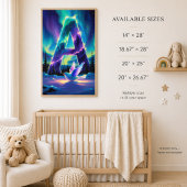 Kinderzimmer Buchstabe E Name Nordlichter Elch Bab Poster