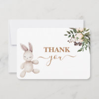 Kinderzimmer Bunny Gender neutral Danke Karte