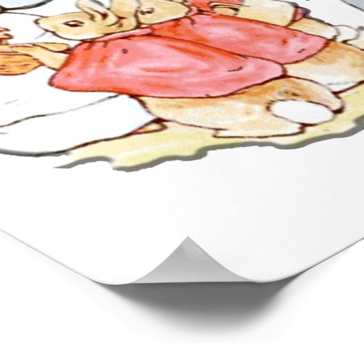 Kinderzimmer Characters Peter Rabbit Beatrix Potte Poster (Ecke)