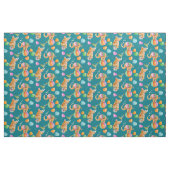 Kinderzimmer Circus Tier Aquarellgewebe Stoff (Fat Quarter (45,7 x 55,9 cm))