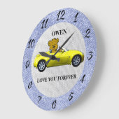 KINDERZIMMER CLOCK GROßE WANDUHR (Winkel)