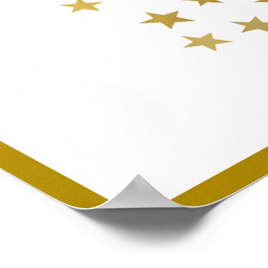 Kinderzimmer "Cloud and Stars" Poster (Ecke)