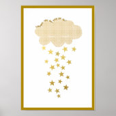 Kinderzimmer "Cloud and Stars" Poster (Vorne)