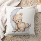 Kinderzimmer Cushion - Baby Bear Moon Stars Kissen (Decke)