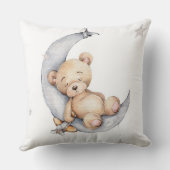 Kinderzimmer Cushion - Baby Bear Moon Stars Kissen (Rückseite)
