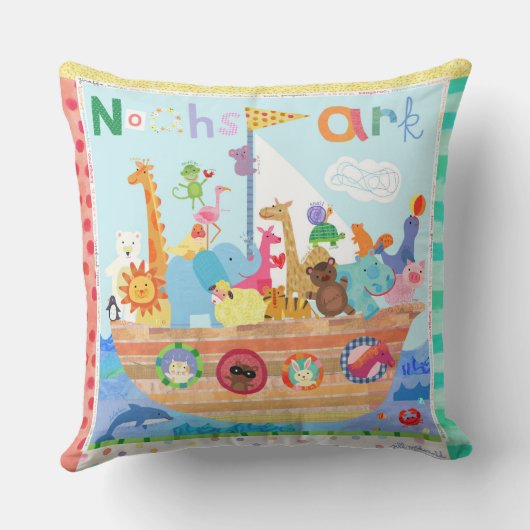 Kinderzimmer Cushions - Noahs Arche Kissen (Rückseite)