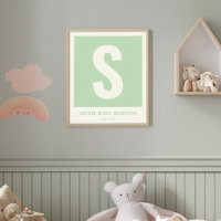 Kinderzimmer-Decke Monogramm für den benutzerdefin