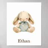 Kinderzimmer Decke Toy Animal Baby Boy Bunny Rabbi Poster (Vorne)