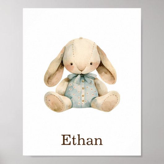 Kinderzimmer Decke Toy Animal Baby Boy Bunny Rabbi Poster (Vorne)