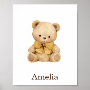 Kinderzimmer Decoy Toy Animal Teddy Bär Geschlecht Poster