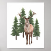 Kinderzimmer Dekor Holz Landschaftsbild Kunst Poster (Vorne)