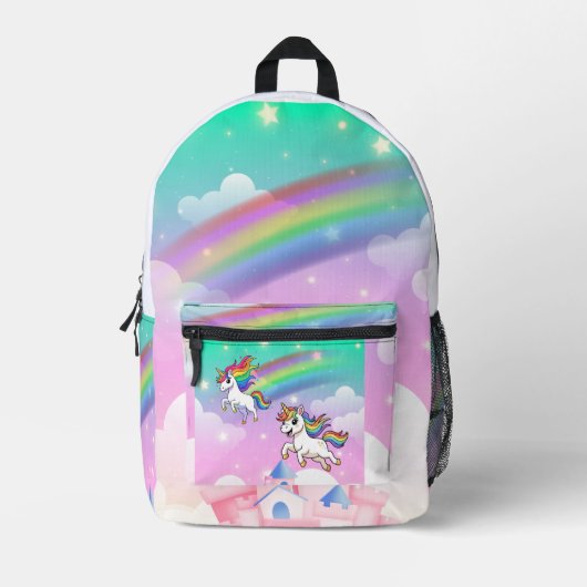 Kinderzimmer-Dekoration Bedruckter Rucksack (Vorderseite)