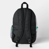 Kinderzimmer-Dekoration Bedruckter Rucksack (Rückseite)