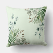 Kinderzimmer-Dekoration des Grünwaldes Kissen (Rückseite)