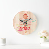 Kinderzimmer-Dekoration des Themenbereichs "Circus Große Wanduhr (Zuhause)