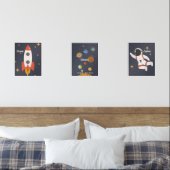 Kinderzimmer-Dekoration für Astronauten Bilderwand Sets (Schlafzimmer)