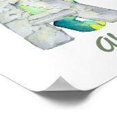 Kinderzimmer-Dekoration Niedlicher Dinosaurier Buc Poster (Ecke)