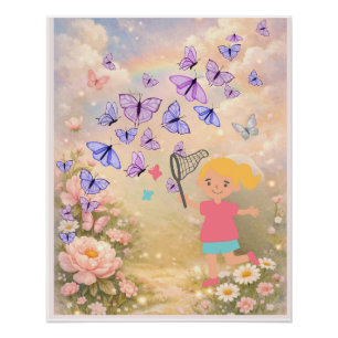 Kinderzimmer-Dekoration Poster