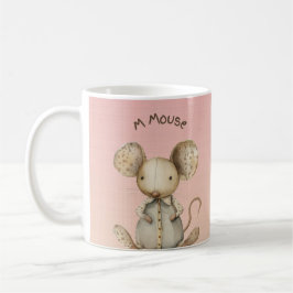 Kinderzimmer Design: Adorable Mouse & "M" Mouse Ac Kaffeetasse