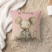 Kinderzimmer Design: Adorable Mouse & "M" Mouse Ac Kissen (Decke)